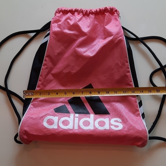 Adidas black pink slingback backpack - Picture 4 of 10